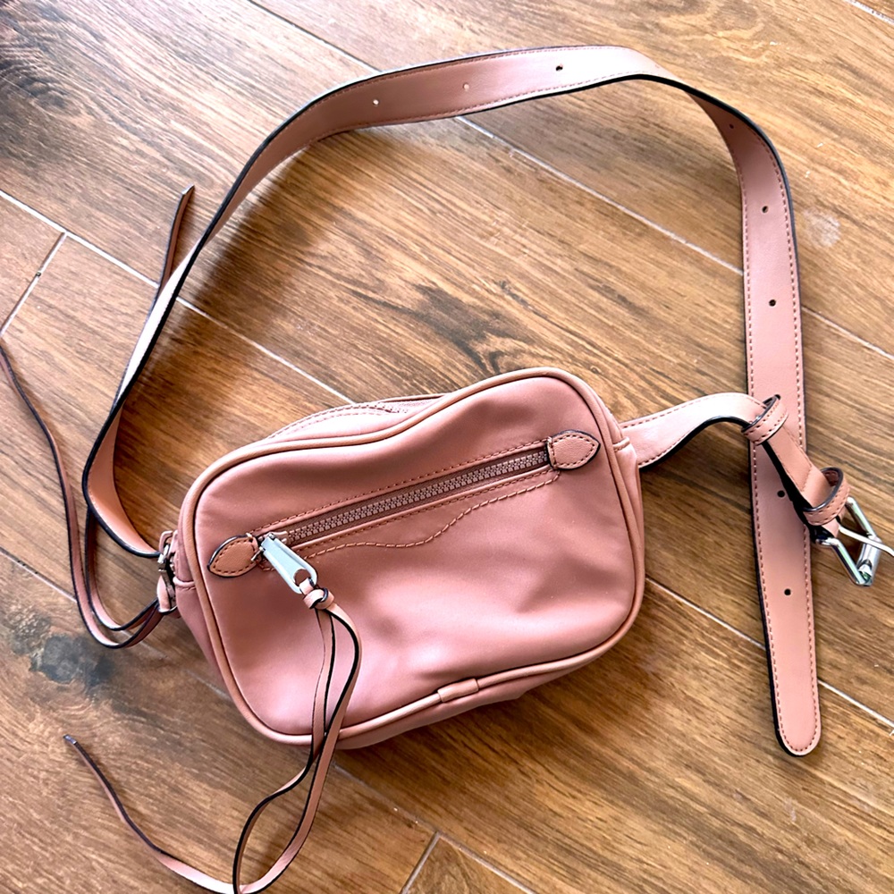 Rebecca Minkoff Mauve belt bag.